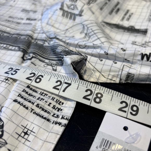 NWT Disney Cruise Line Exclusive Wish Blueprint Men’s Button Down Shirt Size XXL - Picture 5 of 5